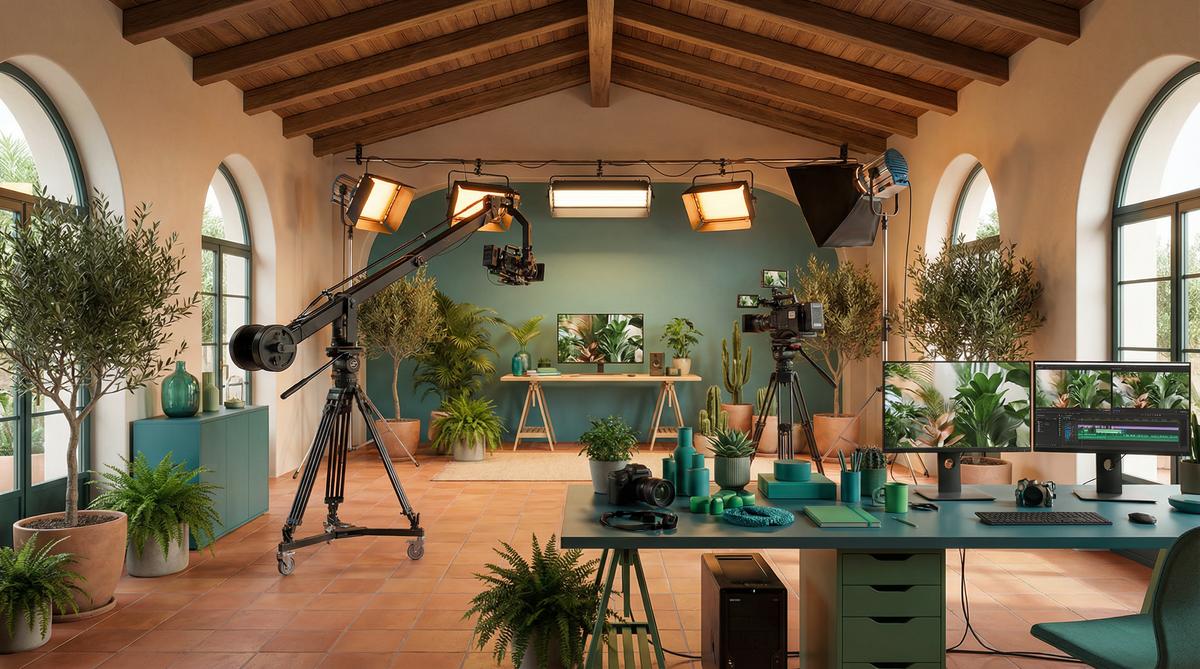 黑丝创作中心 - AI植物视频制作